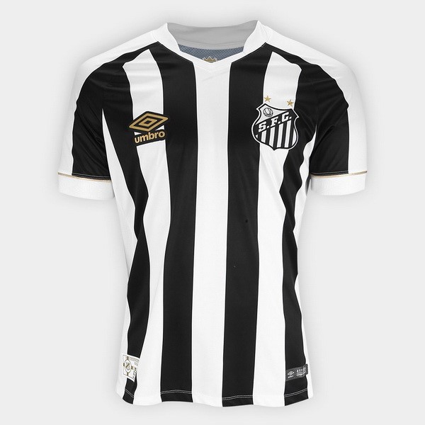 Camiseta Santos 2ª 2018-2019 Negro Blanco